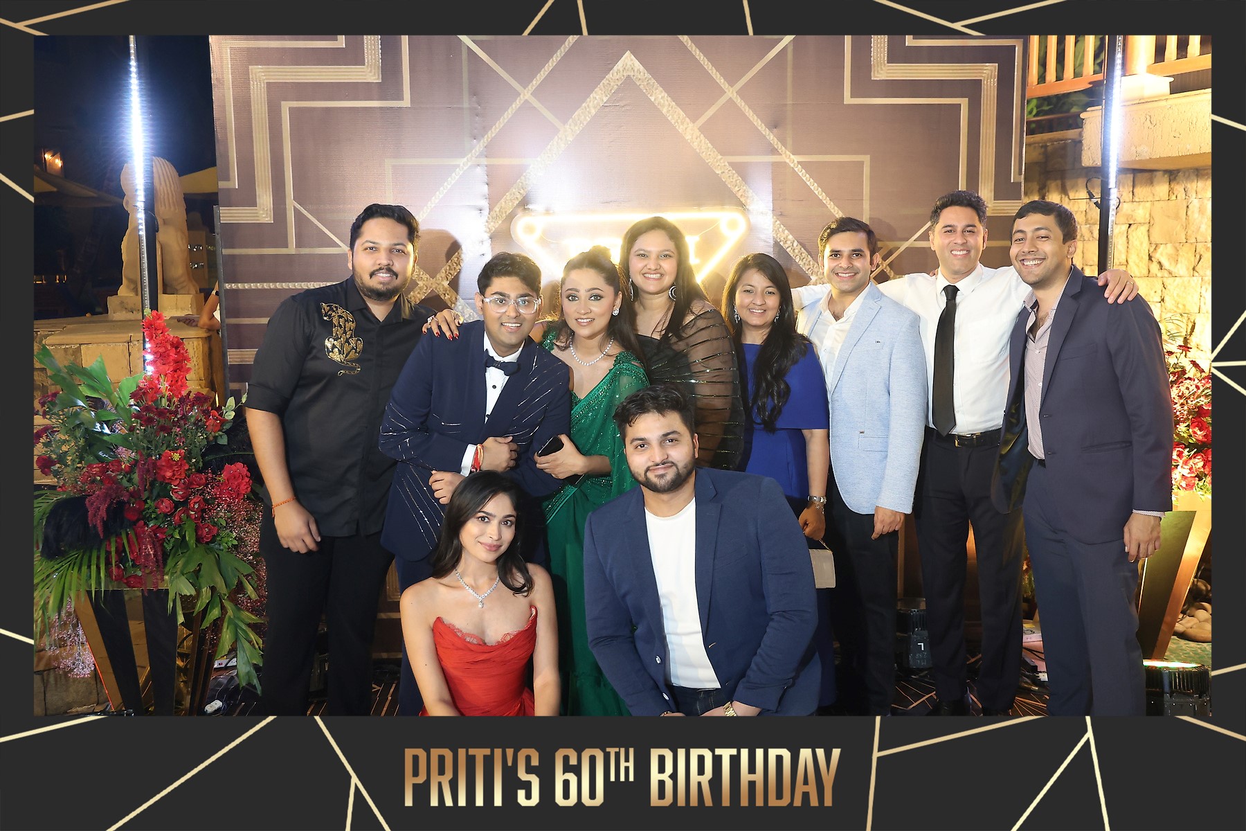 The PhotoBooth Company - 60th Birthday - JW Marriott - The Magic Mirror Photo Booth - Landscape