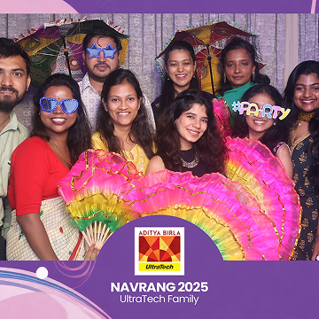 Aditya Birla - UltraTech - Navrang 2025 x The PhotoBooth Company